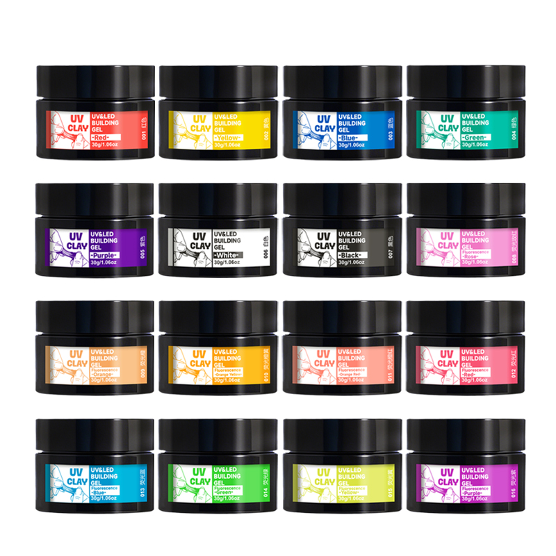 Resin Art Work - 16 Farben UV-Harz-Knetmasse - 30g/10,06oz pro