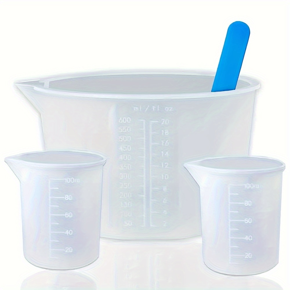 Resin Mixing Cup - Silikon-Messbecher, Harz-Zubehör mit 600 ml/20 oz