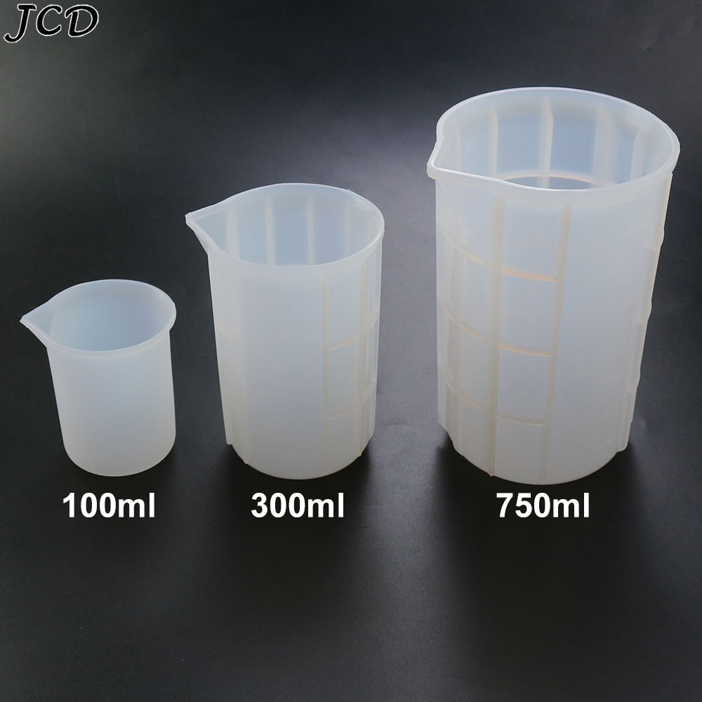 Resin Mixing Cup - JCD 100ML/300ML/750ML Silikon Messbecher Mit Skala