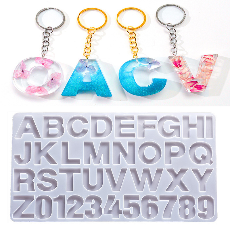 Resin Mixing Cup - Alphabet Epoxidharz Silikonform DIY Buchstabe Zahl