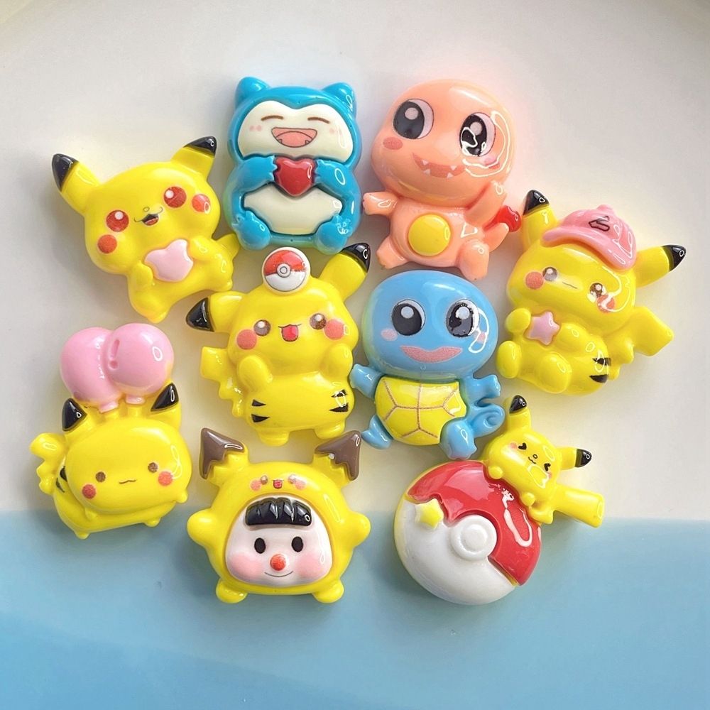 Resin Art Materials - Neue DIY-Bastelmaterialien für Cartoon-Pokémon, Harz-Accessoires, kleine