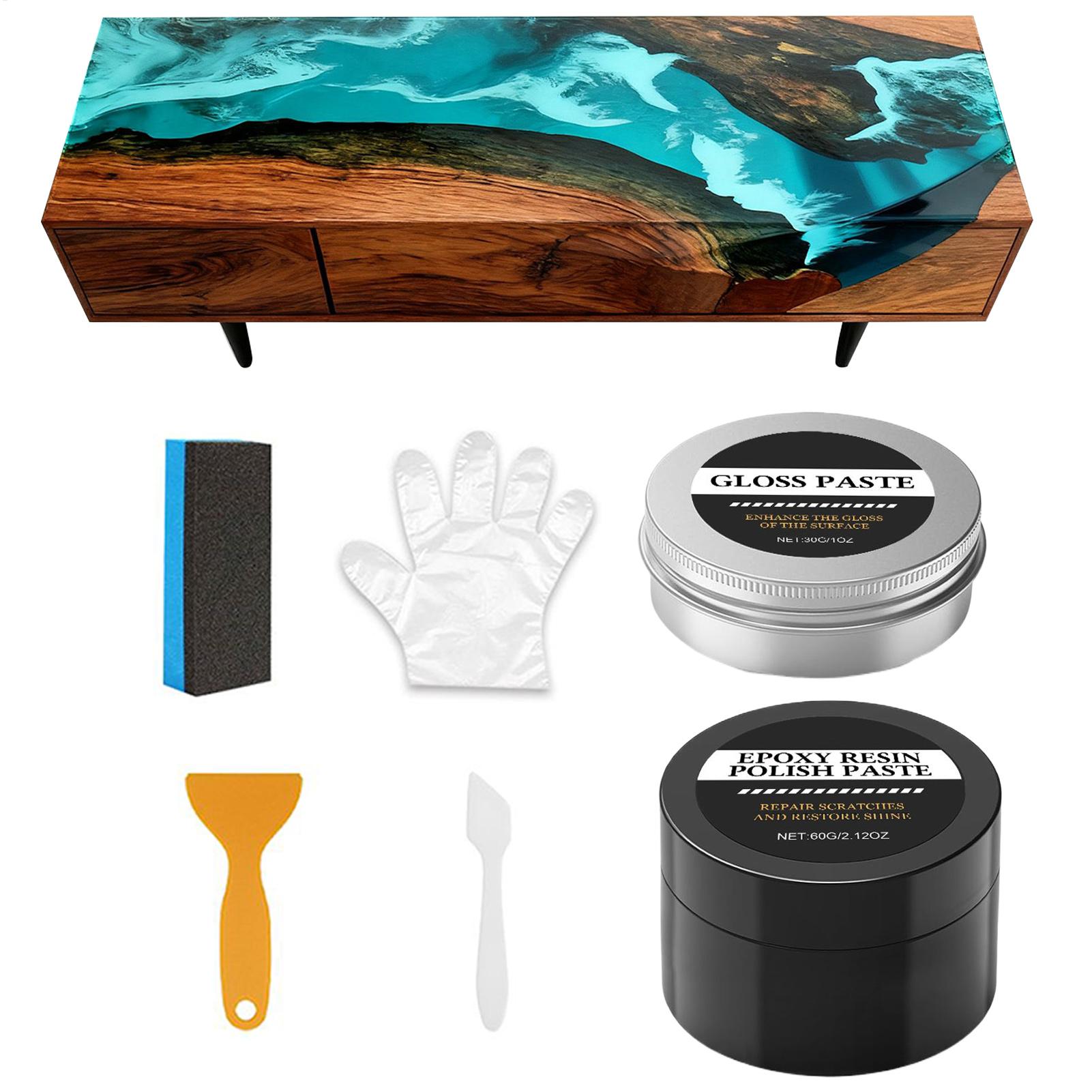 Resin Art Work - Polierset aus Epoxidharz – cremige Kratzerentfernungsmasse