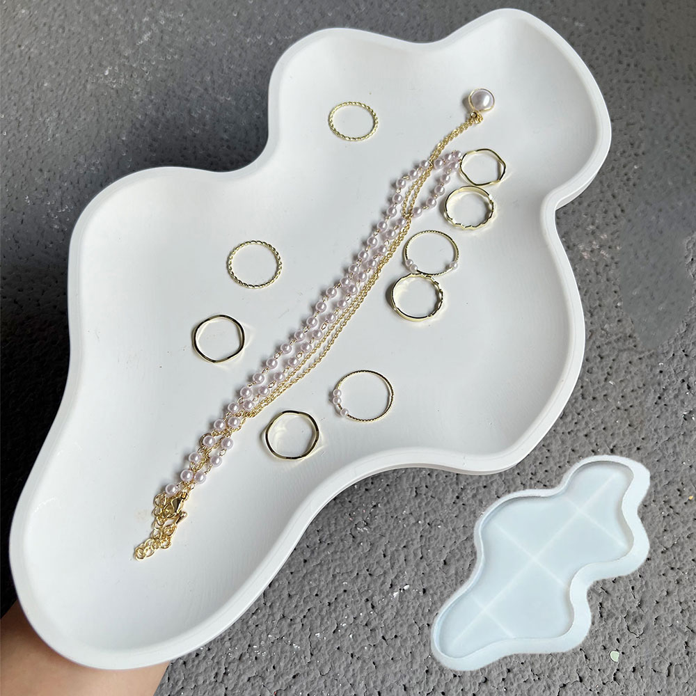 Resin Art Ocean - Wolken lagers chale Beton form Nuss