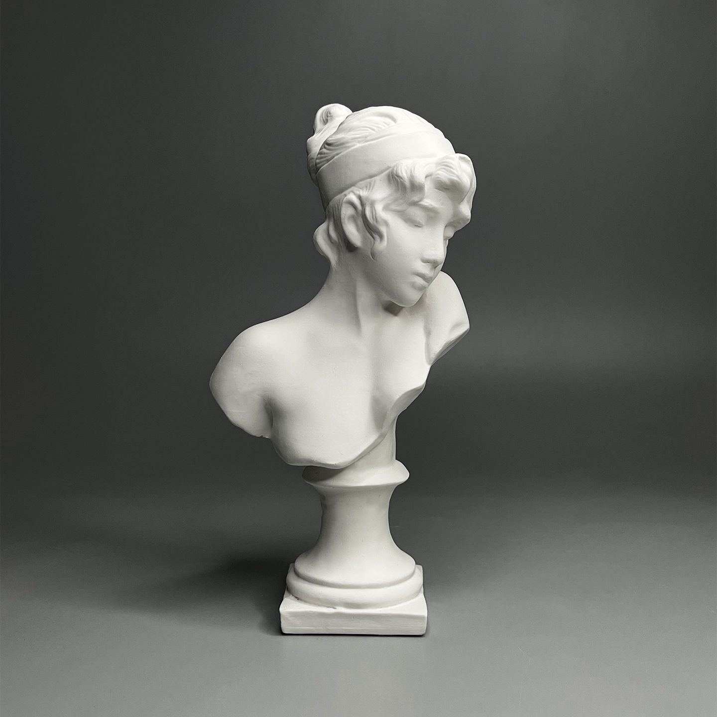 Resin Art Aesthetic - Griechische Sappho-Büste Statue aus Kunstharz Gips-Skulptur