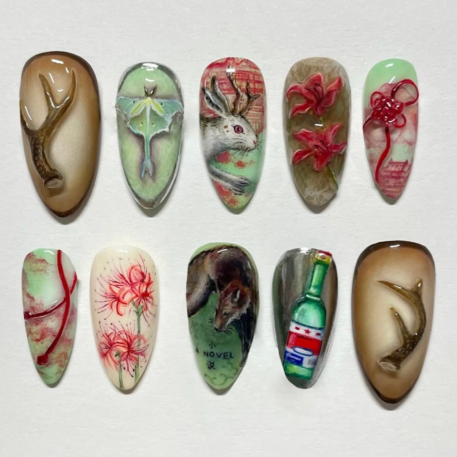 24 Stück künstliche Nägel im V – Resin Art Ocean Bewertung und Preis