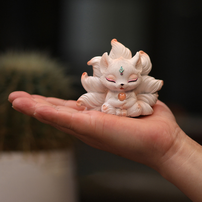 Niedliche neunschwänzige Fuchs – Resin Art Aesthetic Bewertung und Preis