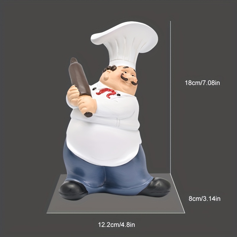 Mustache Chef-Chef Harzfigur m – Resin Art Ocean Bewertung und Preis