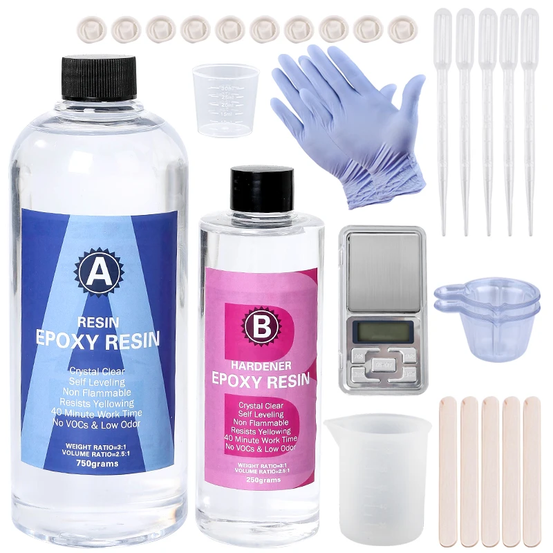 Epoxidharz-Set, kristallklar,  – Resin Mixing Cup Bewertung und Preis
