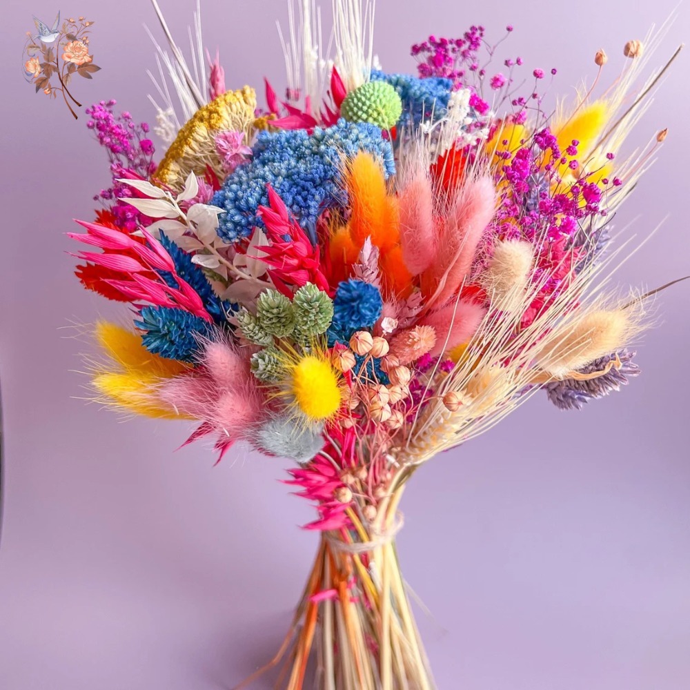 Bunte getrocknete Blumen, Hoch – Dried Flower Pressed Bewertung und Preis