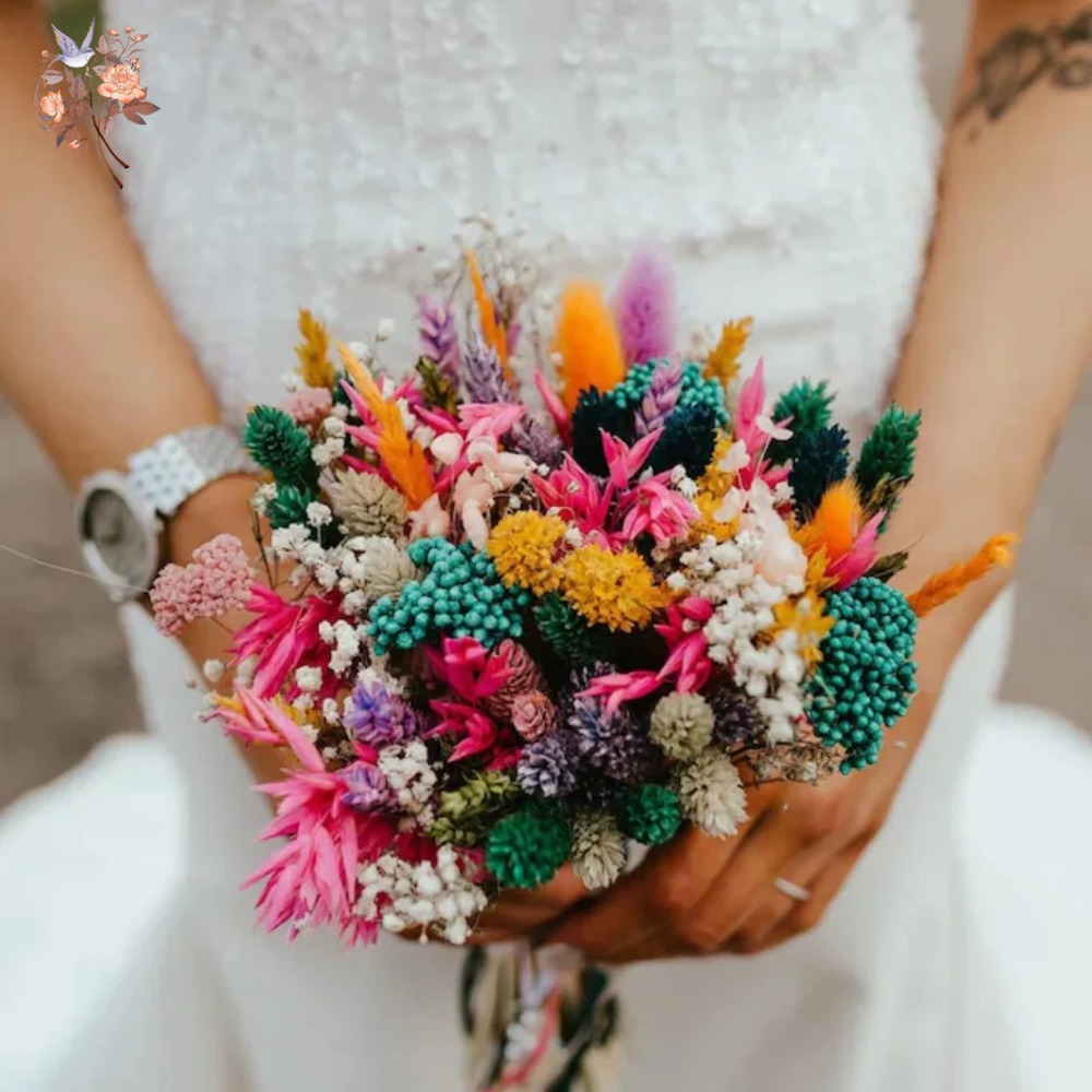 Bunte getrocknete Blumen, Hoch – Dried Flower Pressed Bewertung und Preis