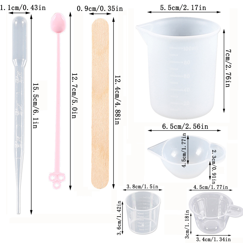Epoxidharz-Werkzeugset, Siliko – Resin Mixing Cup Bewertung und Preis
