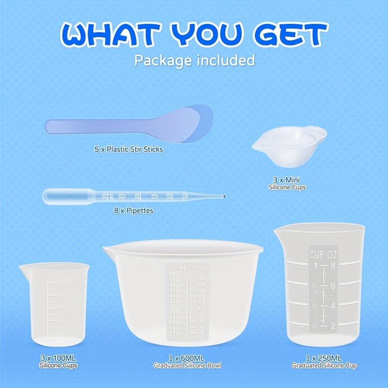 Silikon-Mischbecher für Harzve – Resin Mixing Cup Bewertung und Preis