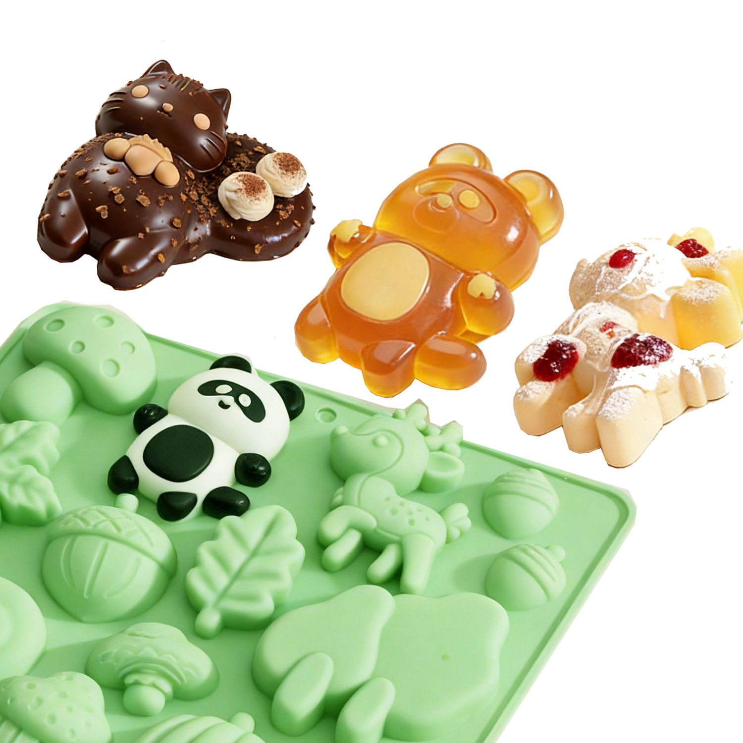 1 Silikon-Kuchenform in Tierfo – Resin Art Materials Bewertung und Preis