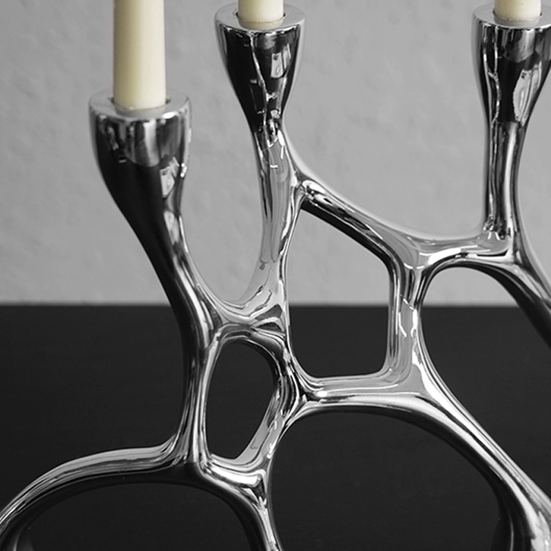 Silberne unregelmäßige Kunstke – Resin Art Aesthetic Bewertung und Preis